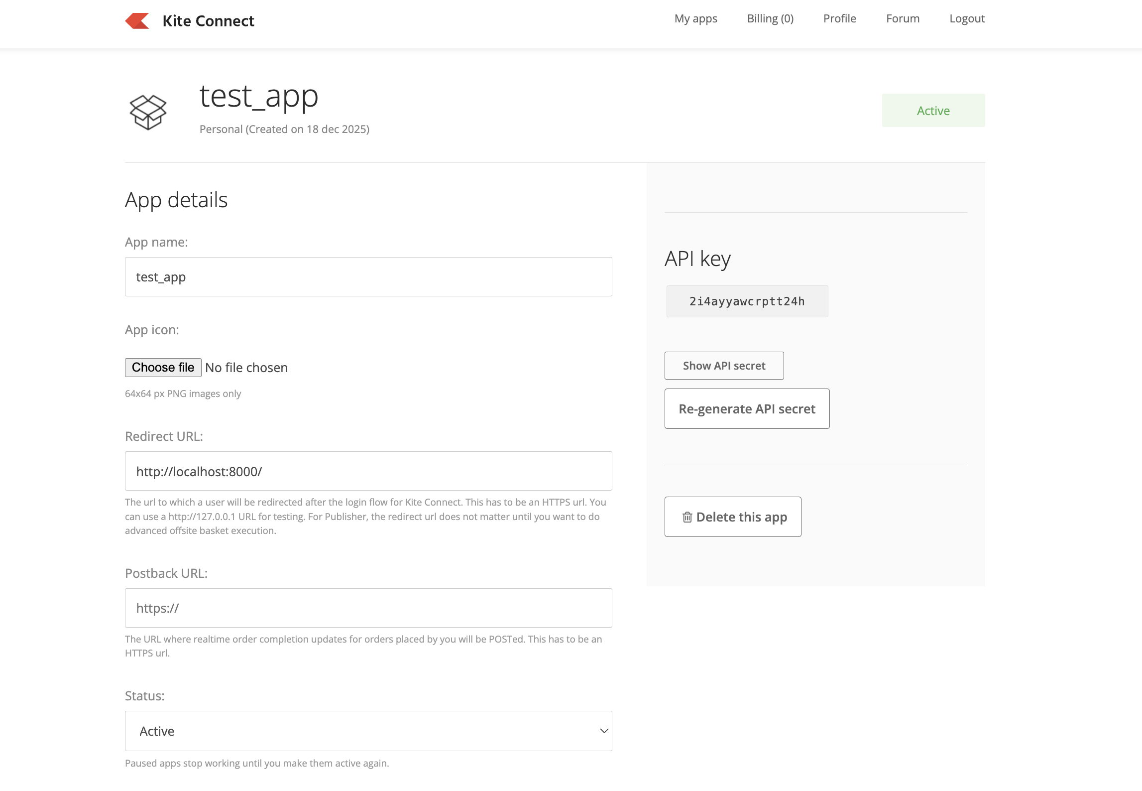 Zerodha - Blitz Trader API